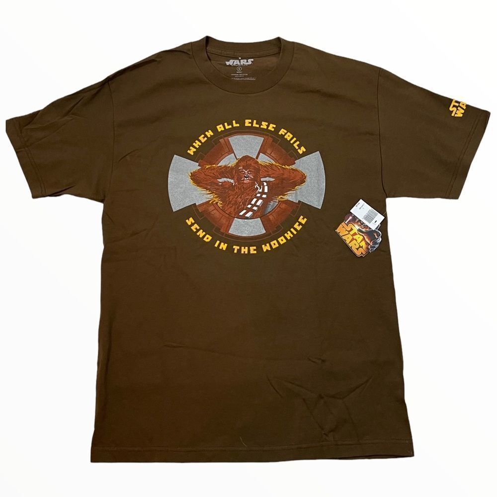 Star Wars Tee Shirt - When else fails send in the Wookie